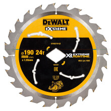 Lama diamantata - DEWALT - DT40270 - 190 mm - 24 denti - Carburo C3