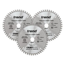 Trend 160mm x 48T x 20mm Triple pk Plunge Saw Blade
