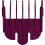 Wahl Wahl  3139-2601  PLUM  3/16  4.5mm  Comb  Attachment 1