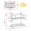 Stainless Steel Shower Caddy Bath Organizer Shelf Wire Basket Suction 2