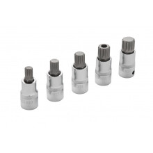 BlueSpot 5pce 1/2" Spline Bit Set M10, 12, 14, 16 & M18, 01509