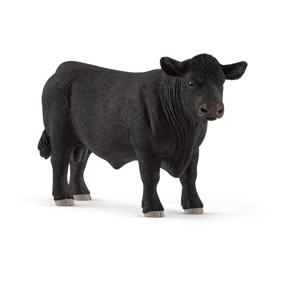 Schleich Farm World Angus Bull Toy Figure 13879 13879 Black