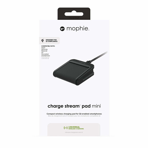 Mophie Charge Stream Pad Mini, Universal Wireless Charging Pad 1