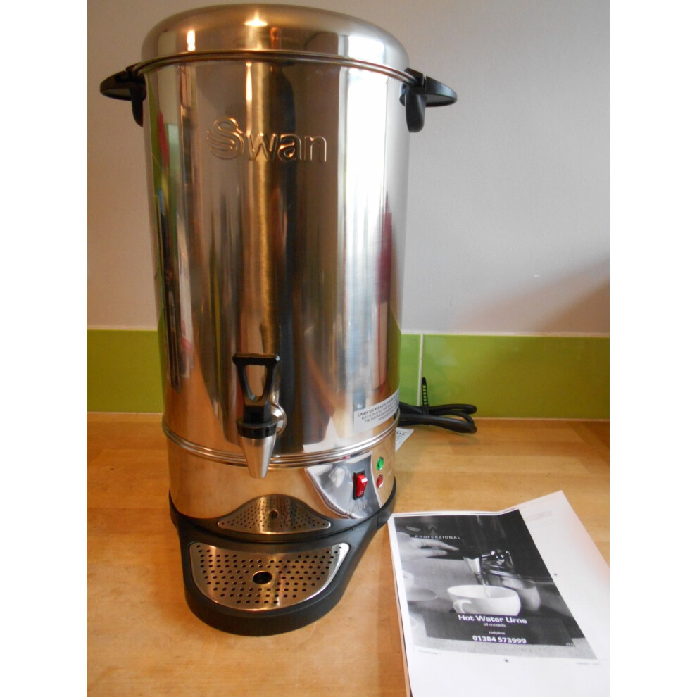 Swan Swu20l 20L 80 Cup Stainless Steel Urn/Water Boiler