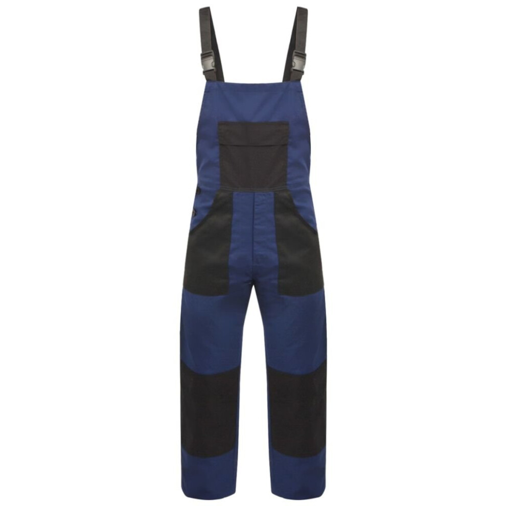 vidaXL Men's Bib Overalls Heavy Duty Working Trousers Dungarees Size M Blue