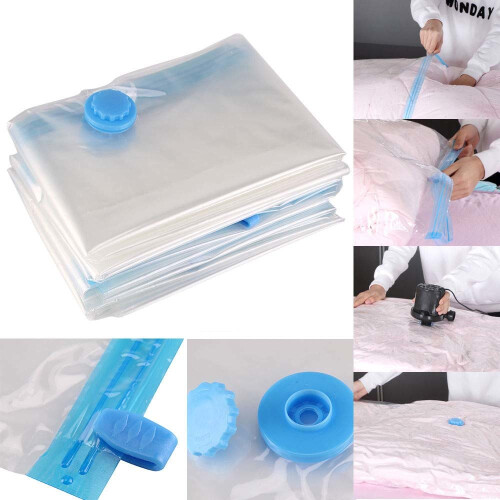 LARGE SPACE SAVING STORAGE VACUUM BAGS CLOTHES BEDDING ORGANISER 2