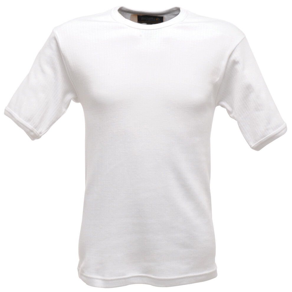 Regatta (2Xl, White) Mens Thermal Underwear Short Sleeve Vest / T-Shirt