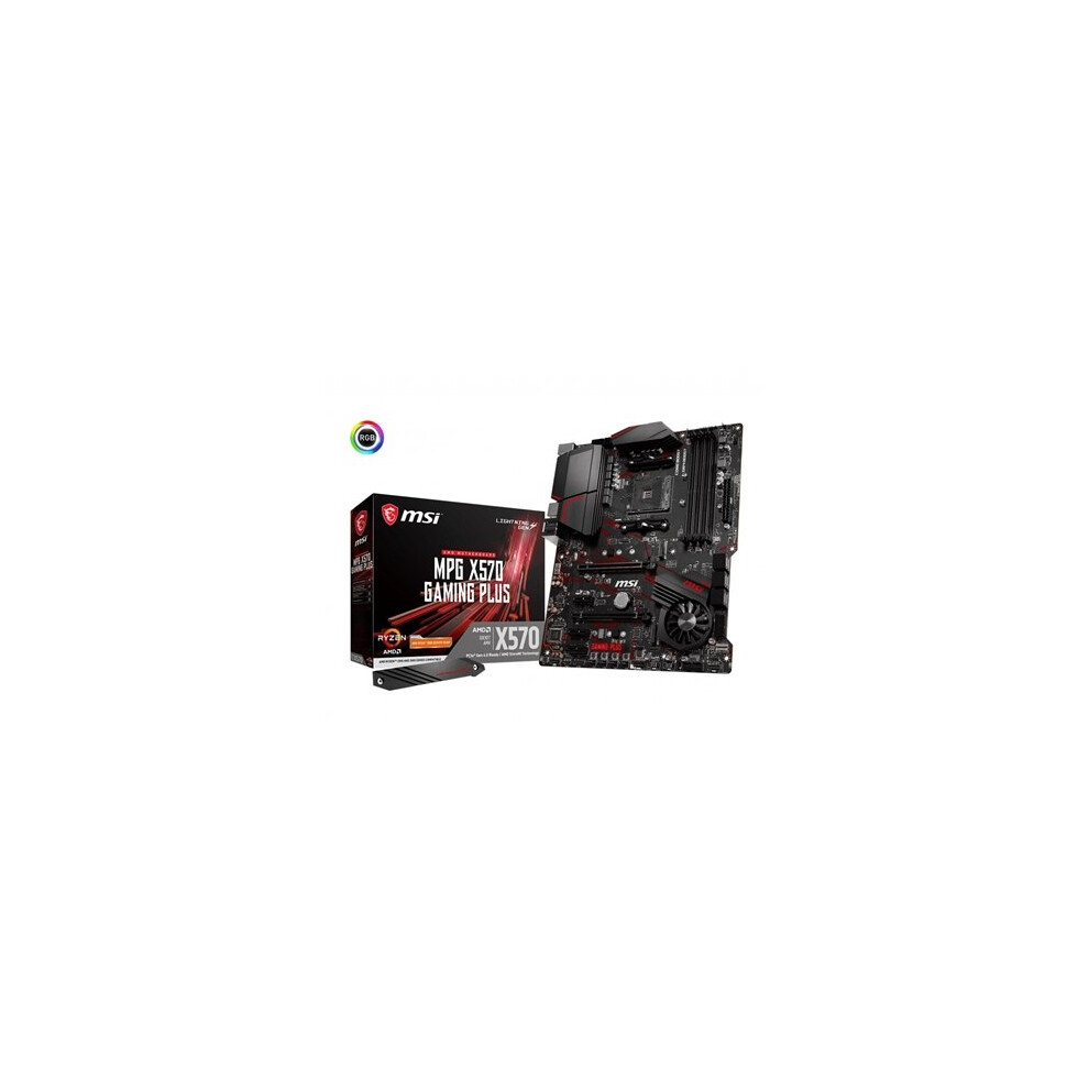 Msi MPG X570 GAMING PLUS Amd Socket Am4 Atx Ddr4 Hdmi Usb C 3.2 M.2 Motherb MPG X570 GAMING PLUS