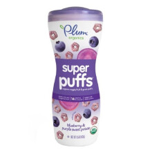 Plum Organics, Blueberry & Purple Sweet Potato Puffs, 42g