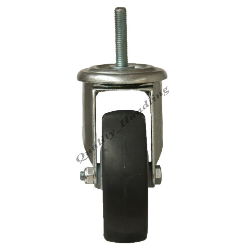Parnells 100mm Gummilochrolle mit Bolzen, Lenkrollen - 4er Set 2