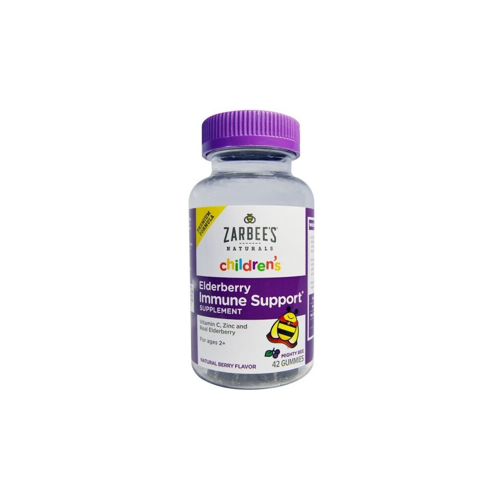 Zarbee's , Children's Elderberry Immune Support, Natural Berry Flavour