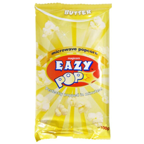Eazy Pop - Butter Popcorn - 100g (Pack of 3)