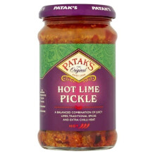 Patak's Hot Lime Pickle - 283g (pack of 2)