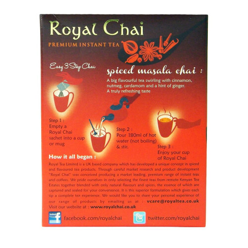 Royal Chai - Premium Instant Tea - Masala (sweetened) 220g