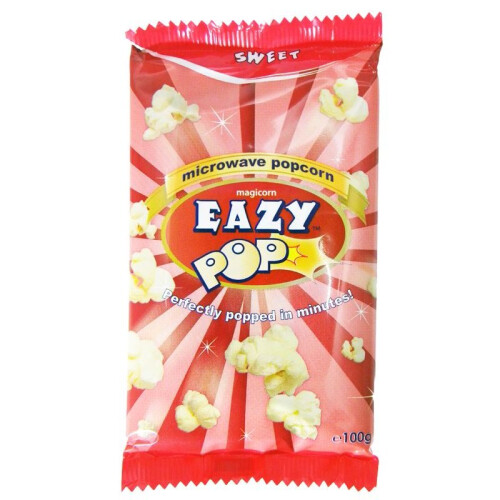 Eazy Pop - Sweet Popcorn - 100g (Pack of 2)