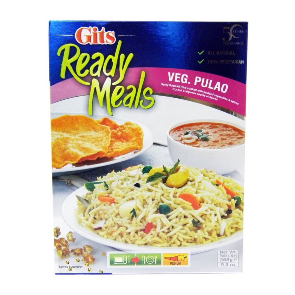 Gits - Ready Meals - Veg Pulao - 265g