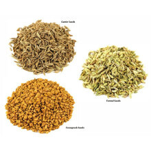 Jalpur Millers Spice Combo Pack - Fennel Seeds 500g - Fenugreek Seeds 500g - Cumin Seeds 500g (3 Pack)