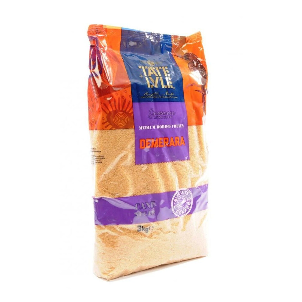 Tate & Lyle Demerara Sugar (3kg)