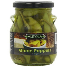 Aleyna - Green Peppers & Hot Chillies in Vinegar Combo - 275g (Pack of 2)