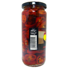 Aleyna - Sliced Red Jalapeï¿½os - 480g (Pack of 2)