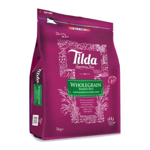 Tilda - Wholegrain Basmati Rice - 5kg