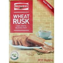 Britannia - Wheat Rusk with Added Cardamom - 350g (Pack of 2)