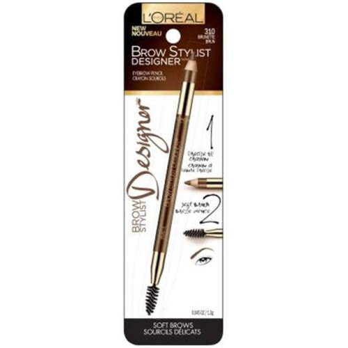 L’Oréal Paris L'Oreal Paris Brow Stylist Designer Oogpotlood, Brunette [310] 0.045 oz