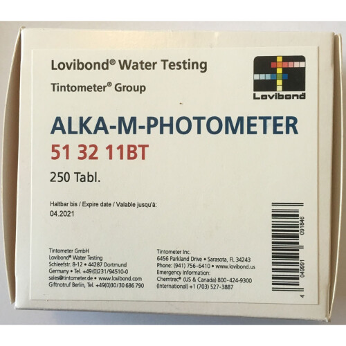 Lovibond Total Alkalinity - Alka-M-Photometer 250 Tablets 1