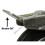 Parnells 100 mm Gummibolzenloch Lenkrollen mit Bremse, 75 kg pro, Satz von 4 4