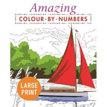 Amazing Colour-by-Numbers Large Print