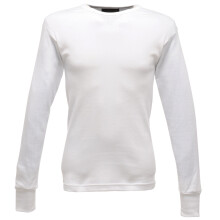 (S, White) Regatta Thermal Underwear Long Sleeve Vest / Top