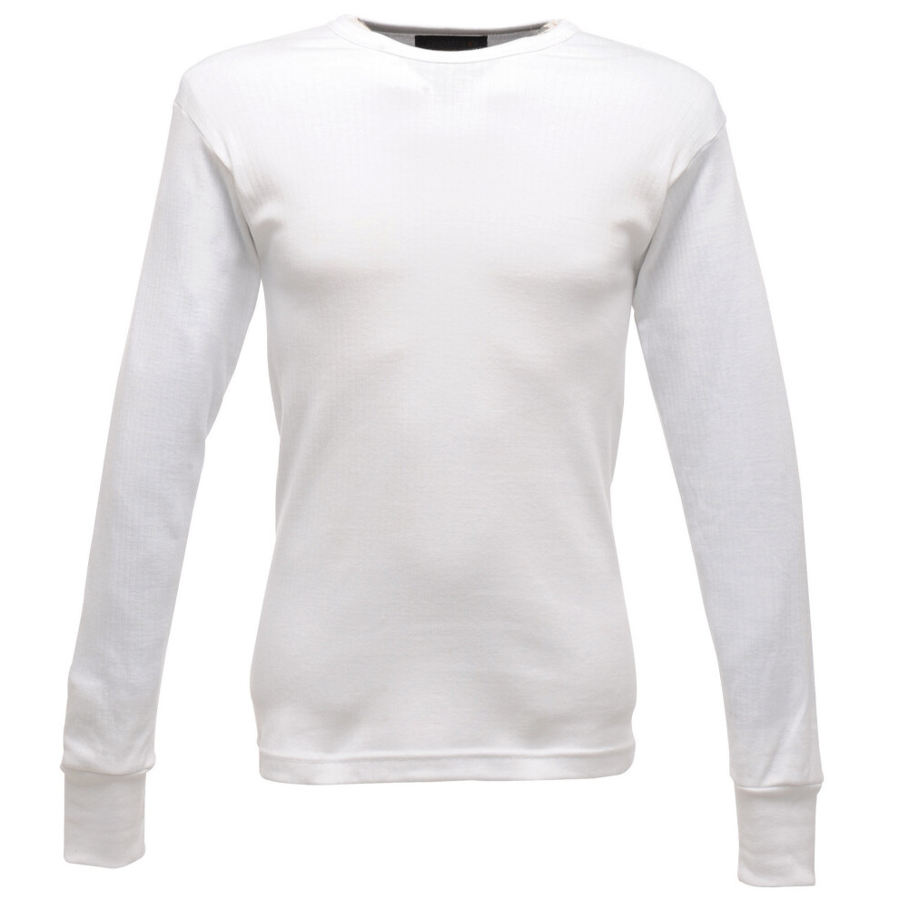 Regatta (S, White) Thermal Underwear Long Sleeve Vest / Top