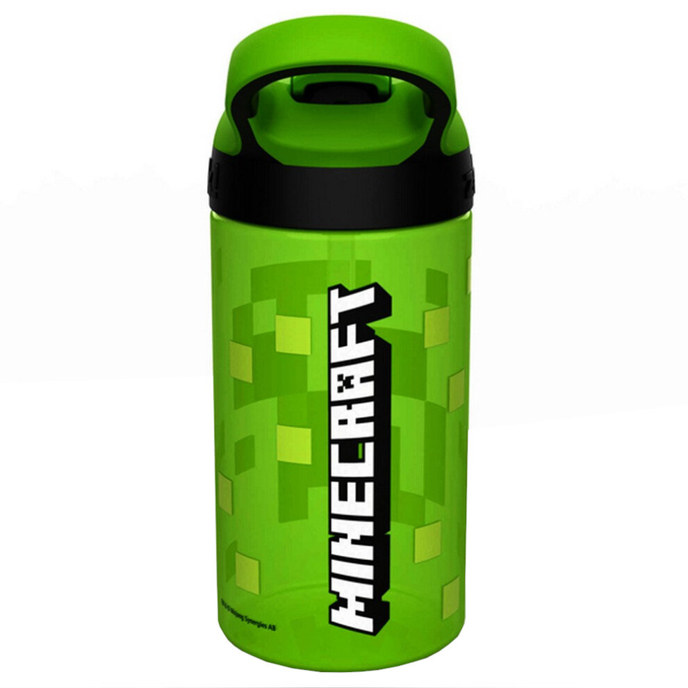 Minecraft Childrens/Kids Plastic Water Bottle