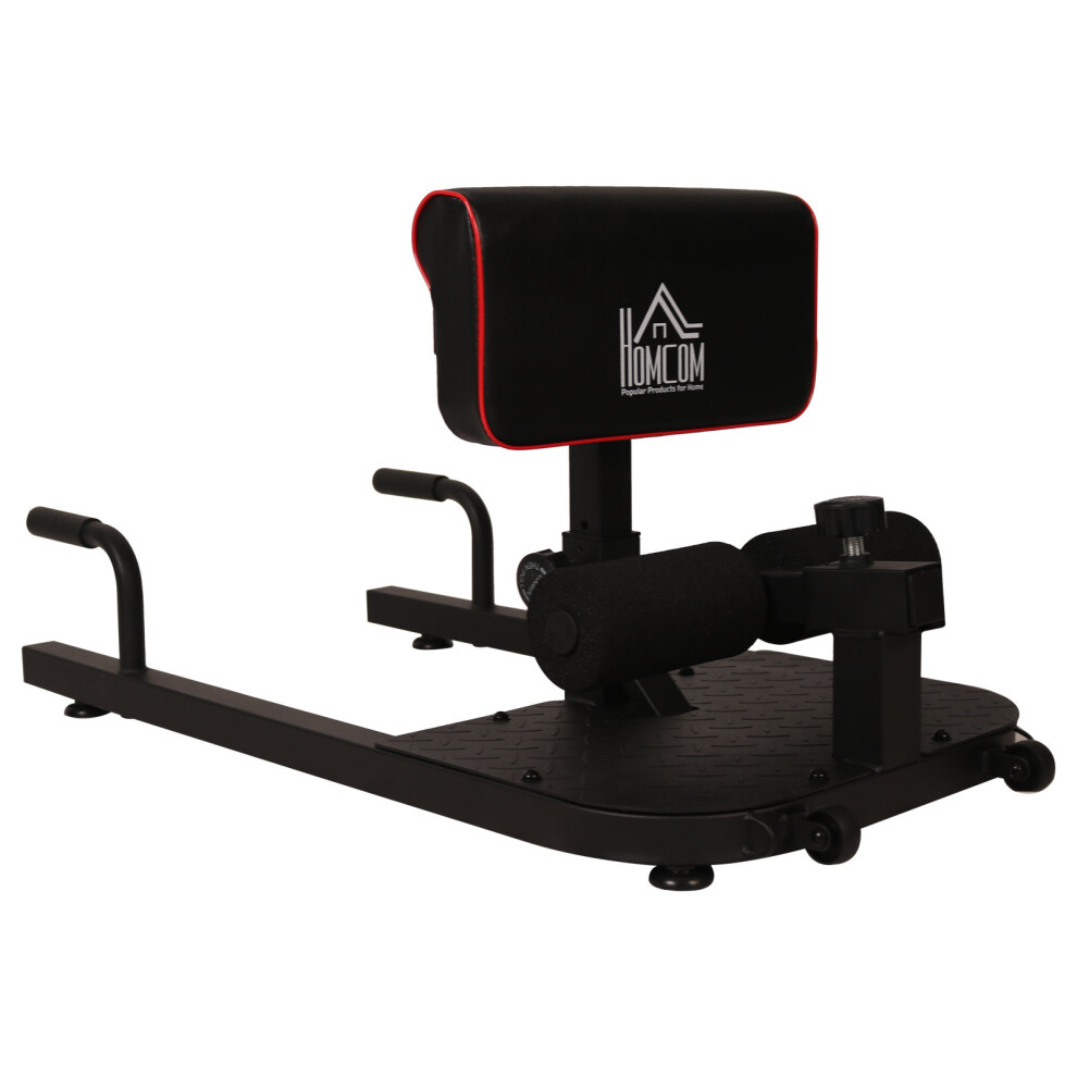 HOMCOM 3-In-1 Sit Up, Push Up & Squat Machine