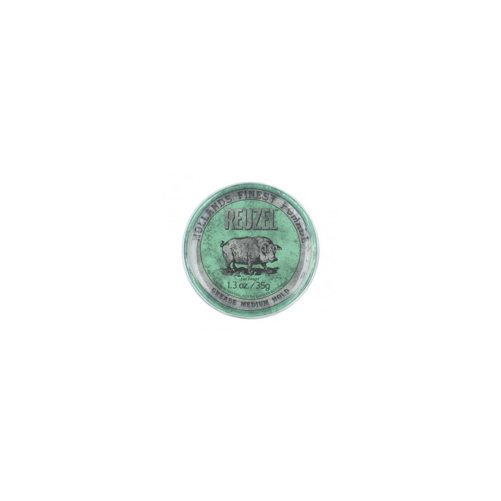 Green Reuzel Styling Pomade Grease Medium Hold 35 G