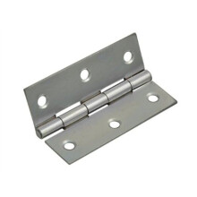 2 x 65mm 2.5" Inch Steel Self Colour Door Butt Hinges