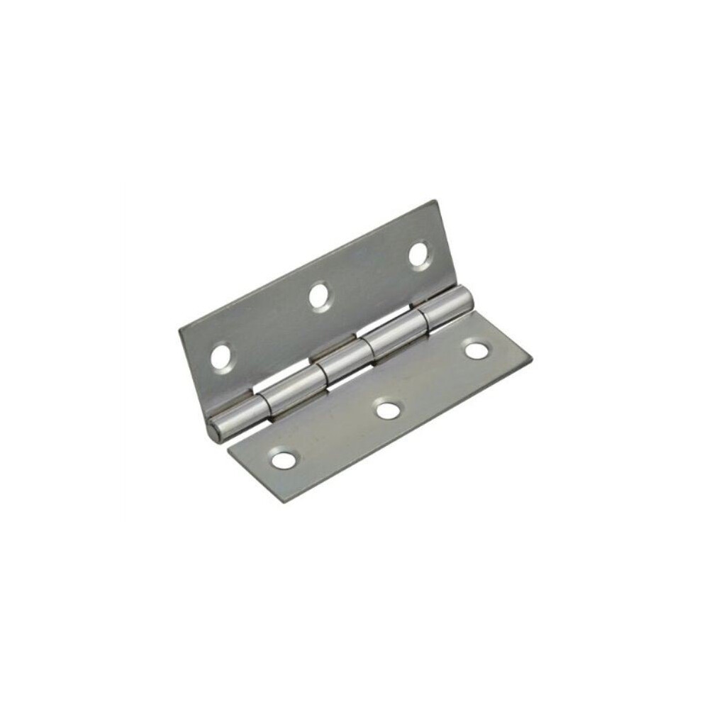 2 x 65mm 2.5" Inch Steel Self Colour Door Butt Hinges