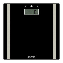 Salter Ultra Slim Black Glass Electronic Analyser Bathroom Scales 9157