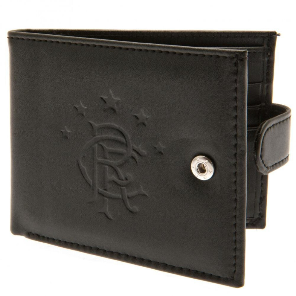 Rangers FC RFID Anti Fraud Leather Crest Wallet