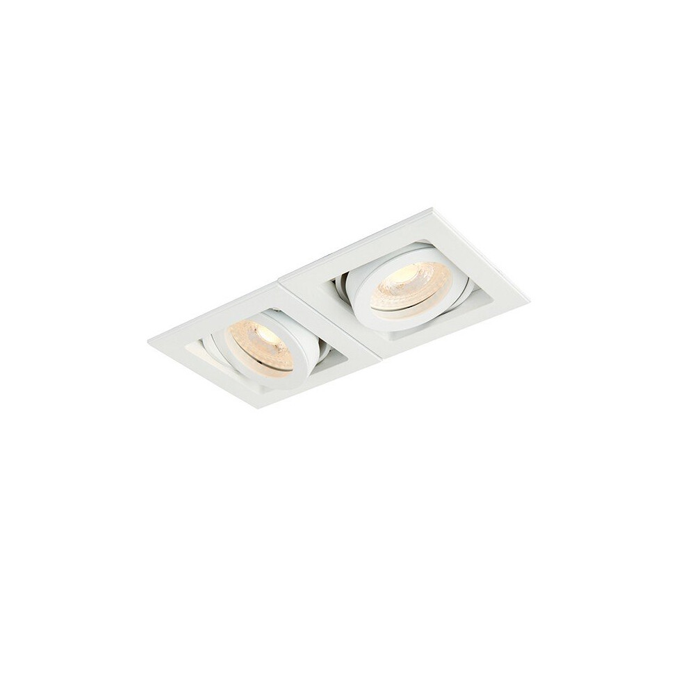 Saxby Lighting Xeno - Twin Recessed Light Matt White - 78531