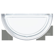 Eglo - Planet 1 Half Round Bright Chrome Wall Light EG83156