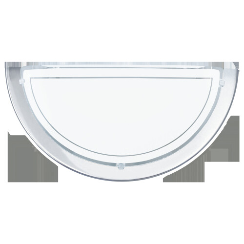 Eglo - Planet 1 Half Round Bright Chrome Wall Light EG83156