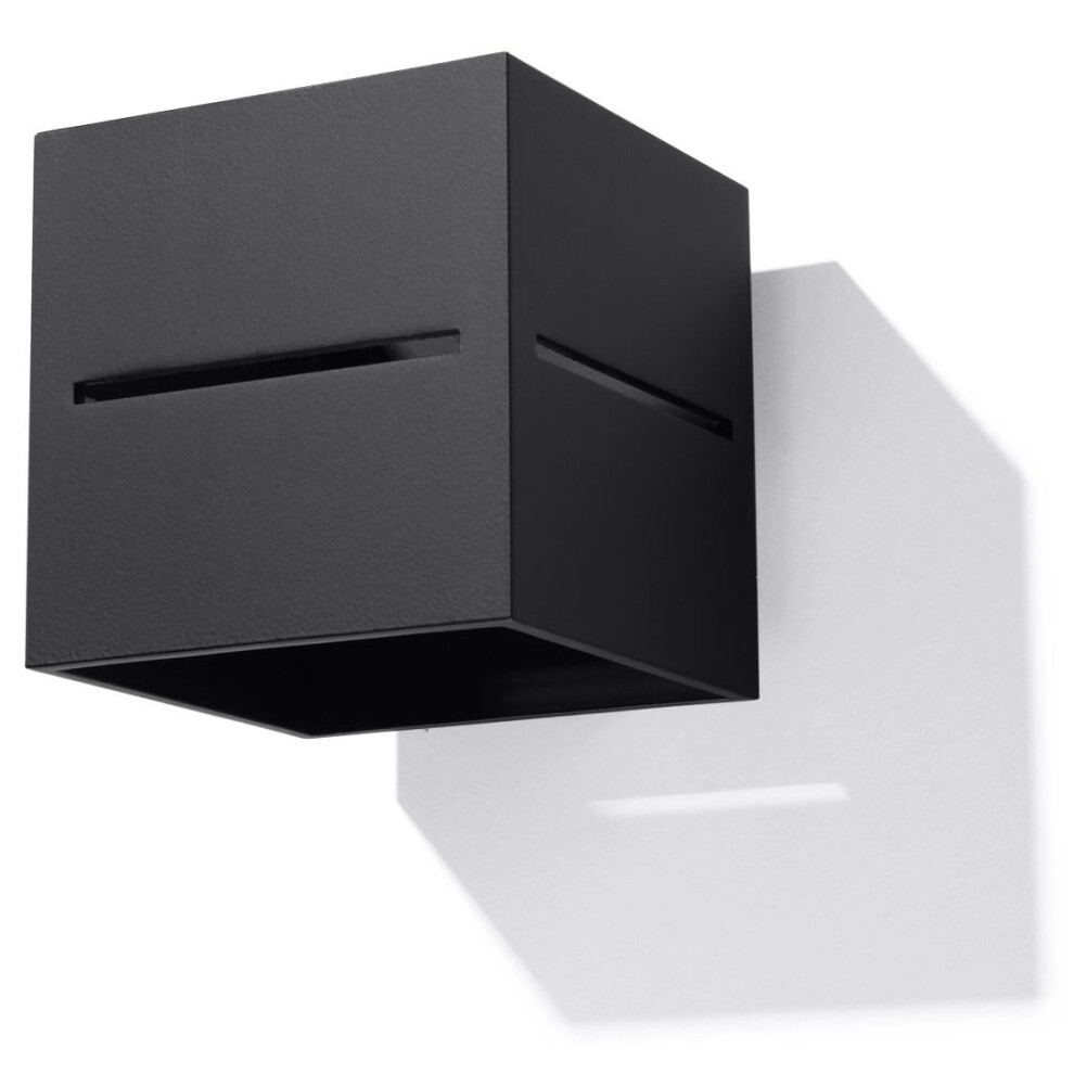 Sollux LOBO - 1 Light Up Down Wall Light Black - SL.0204