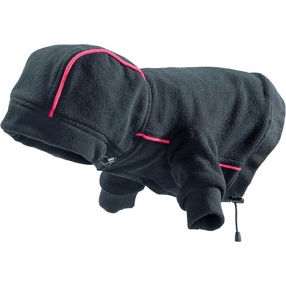 (Size 50cm) Hunter Dog Leisure Coat Black with Red Seam