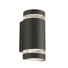 Searchlight Outdoor 2 Light Curved Wall Bracket LED Lamp