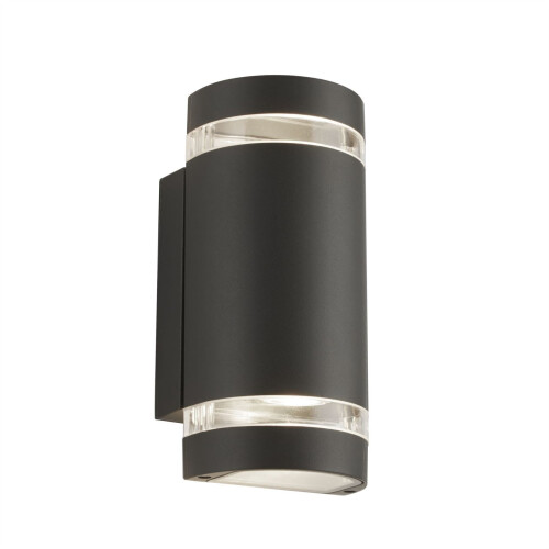 Searchlight Searchlight Outdoor 2 Light Curved Wall Bracket LED Lamp