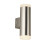 Searchlight Searchlight LED Outdoor 2 Light & Porch Wall Light Satin Silver 1