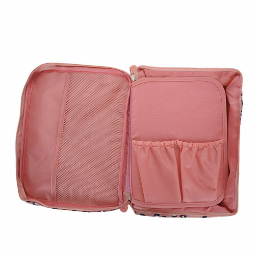( Pink Leopard) Multi-function Travel Bag Water-proof Oxford 2