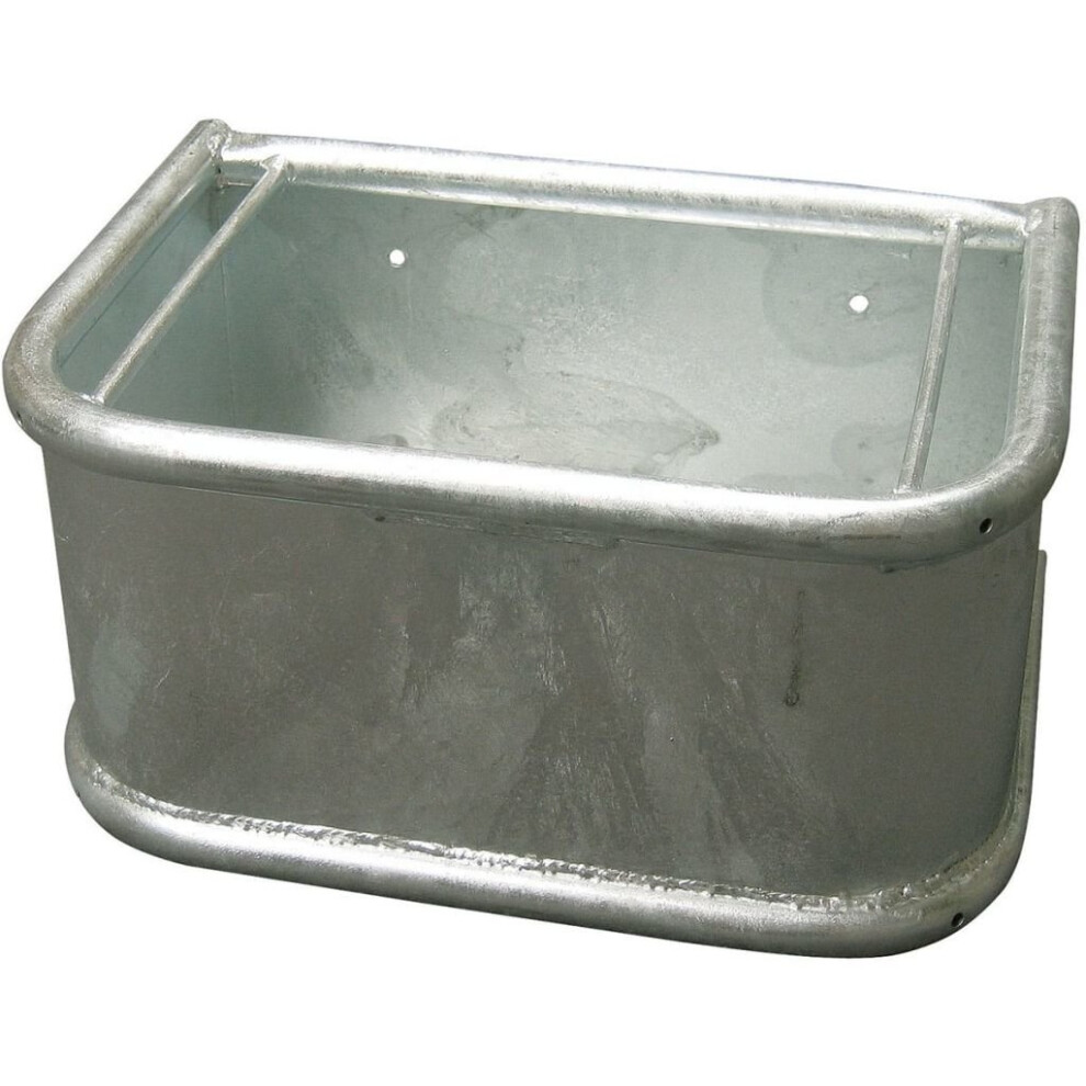 Kerbl Feeding Trough Rectangular 35 L Animal Food Bowl Livestock Feeder 32483