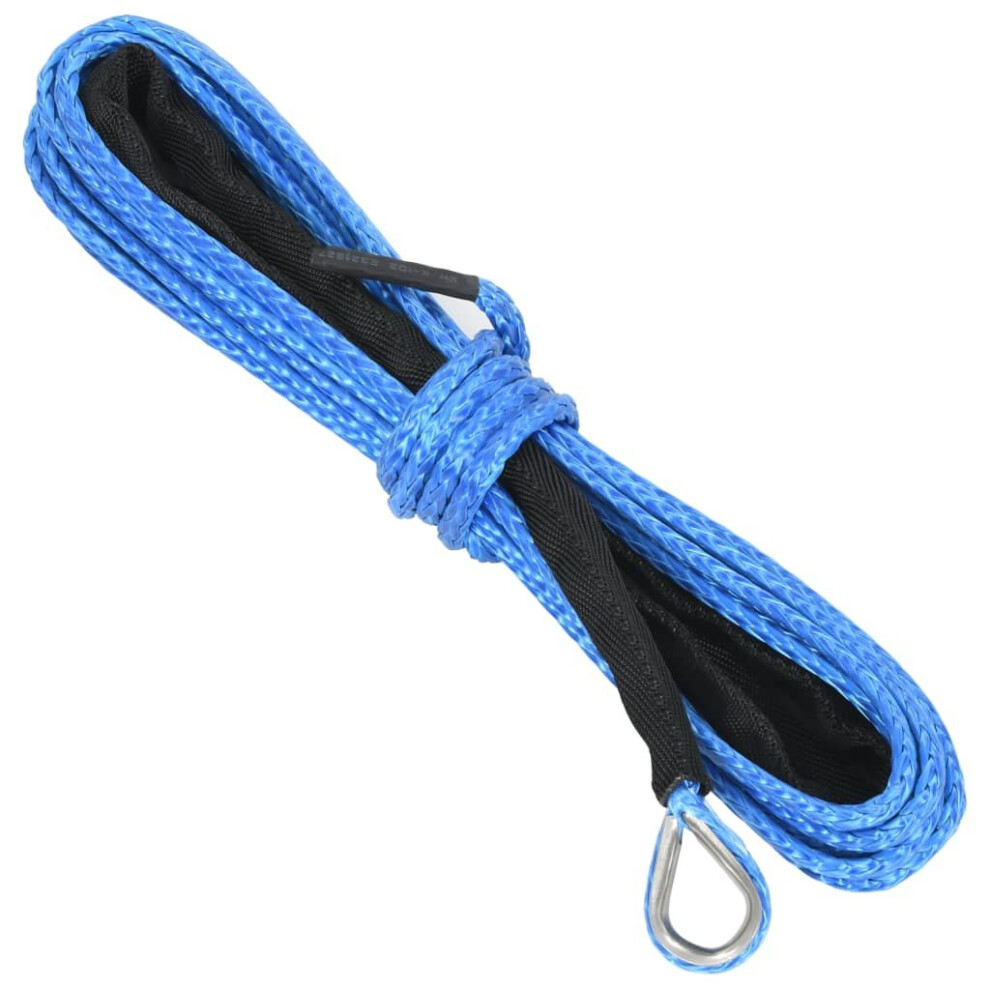 vidaXL Winch Rope Blue 5mmx9m High Strength 2300kg Nylon Cable Synthetic Line 